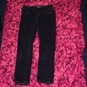 Dark blue skinny jeans